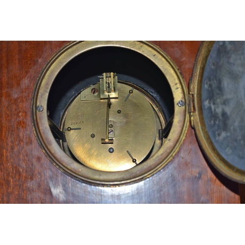 656 - A JW Benson mantle clock with pendulum