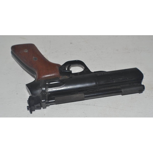 662 - A Webley Tempest Air Pistol in original box with replacement grips - original grips included