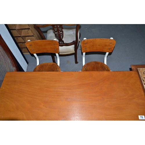 76 - Unusual vintage child's double desk