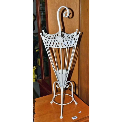 90 - Wrought iron umbrella stand