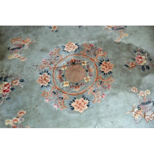 1 - A large Chinese wool rug