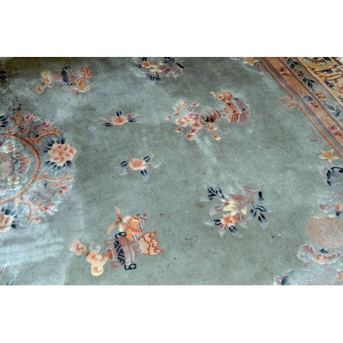 1 - A large Chinese wool rug