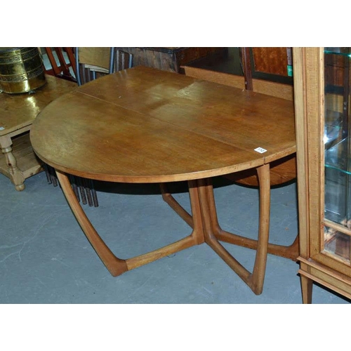 110 - Retro drop leaf dining table - likely by Beithcraft of Scotland