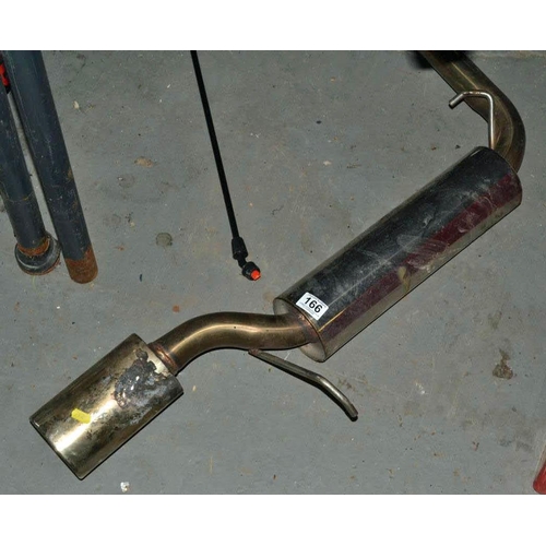 166 - Stainless steel exhaust