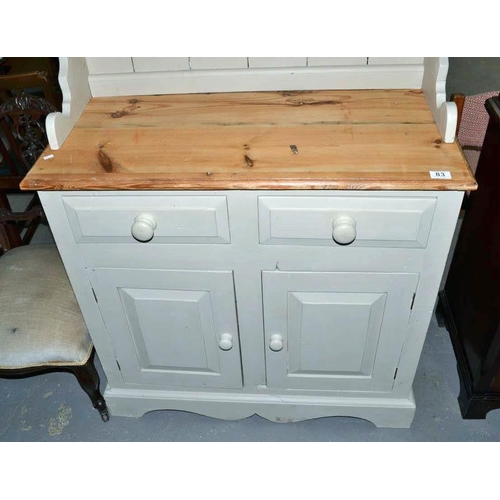 83 - Painted pine dresser