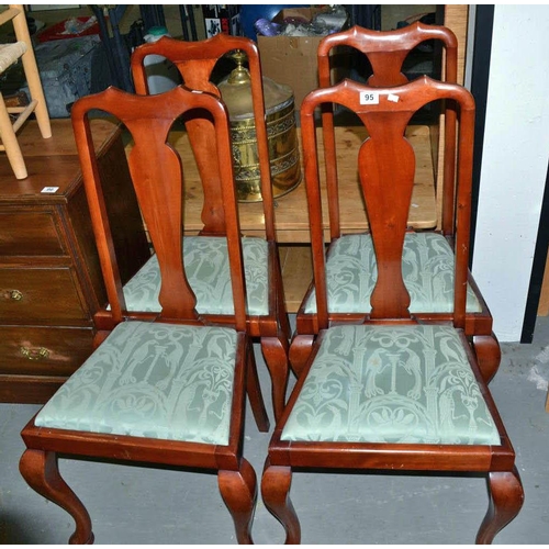 95 - Set of 4 dining chairs