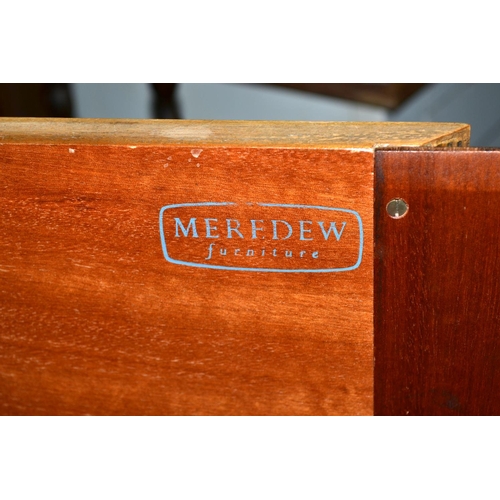 99 - A pair of retro Meredew bedside cabinets