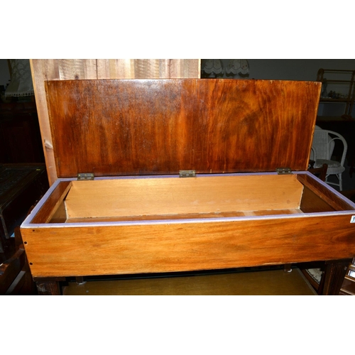 167 - Wooden blanket box