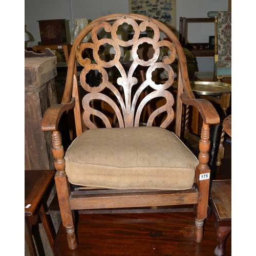 175 - A vintage Birchcraft of High Wycombe Art Deco period chair