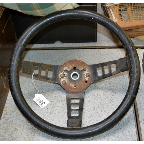 386 - Vintage steering wheel