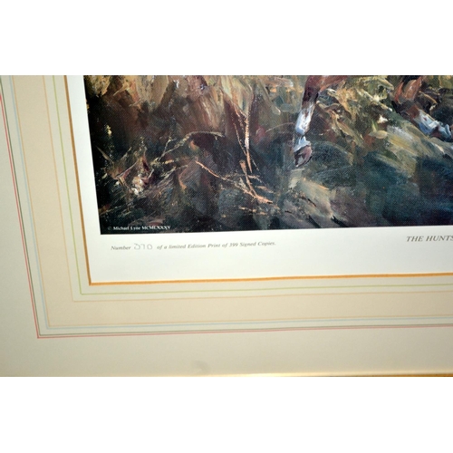 219 - Michael Lyne - signed limited edition print 70/399 - The Huntsman