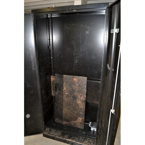 227 - Large metal workshop cabinet