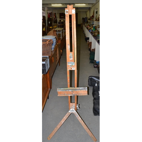 230 - A large floor standing Windsor and Newton artists easel