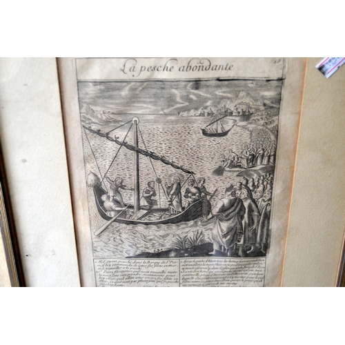 259 - An 18th century framed print