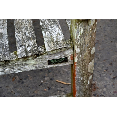 377 - A pair of Barlow Tyrie teak garden benches