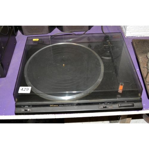 429 - A DC Servo SL-BD20 record turntable