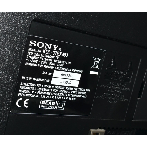 434 - Sony TV and Sky Box