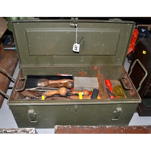 447 - Tool box and contents