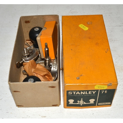 503 - Stanley 71 router plane in box