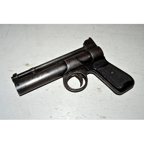 577 - A Webley Junior .177 air pistol in case