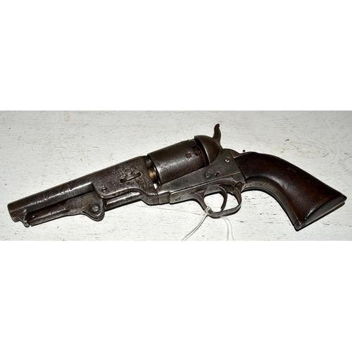 581 - An antique .38 cal revolver for spares