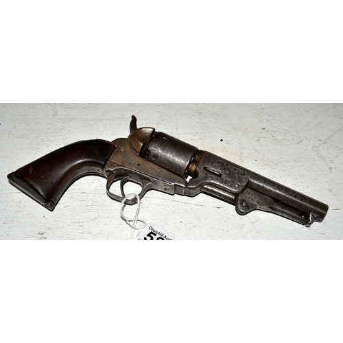 581 - An antique .38 cal revolver for spares