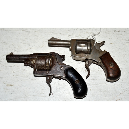 583 - 2 small antique revolvers for spares