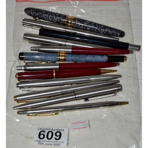 609 - Qty of pens to inc Parker