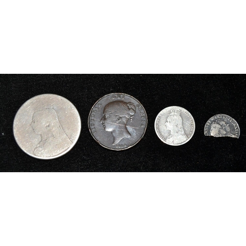 617 - 4 antique coins