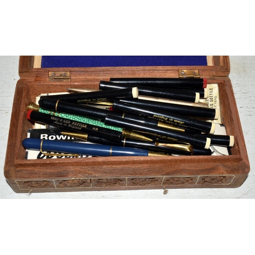 635 - Qty of vintage propelling pencils etc