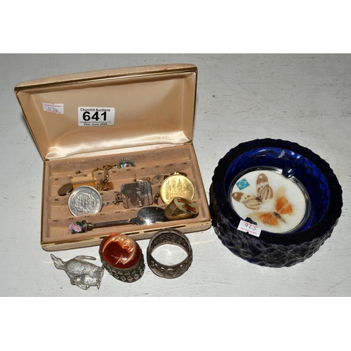 641 - Qty of misc jewellery etc