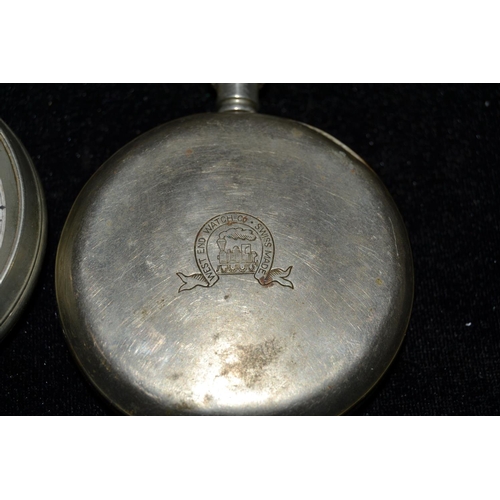 704 - 2 Goliath pocket watches for spares