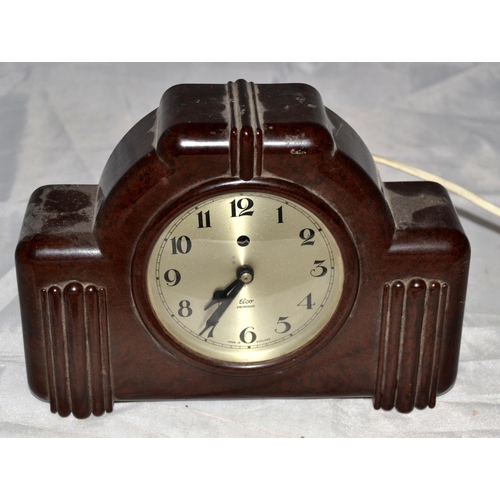 858 - 3 Art Deco period clocks