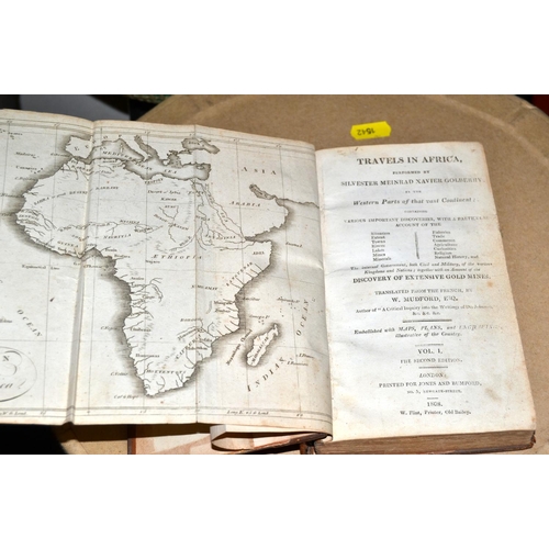 911 - Antique map book (believed to be a Britannia Depicta or Ogilby Improv'd; c.1720 but missing front co... 