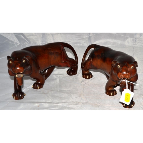 967 - Qty of Wooden and pottery animals