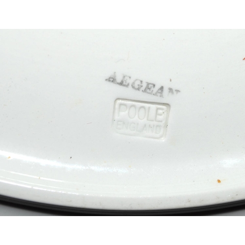 995 - A retro Poole Aegean pattern charger