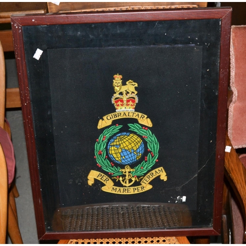 590a - A Royal Marines needlework