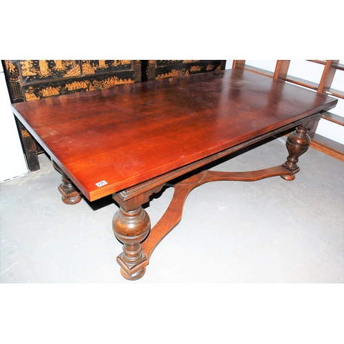 226 - A vintage Withy Grove of Manchester Oak refectory table