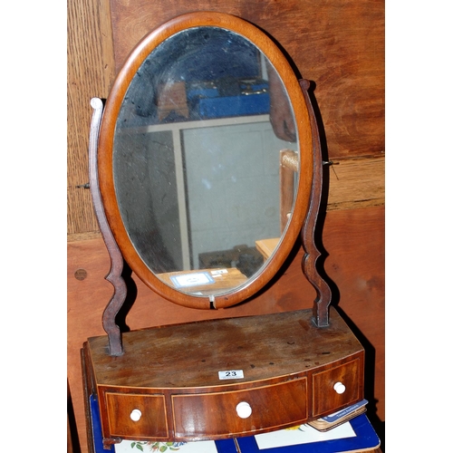 23 - Antique dressing table mirror