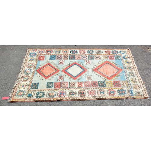 29 - A vintage medallion rug