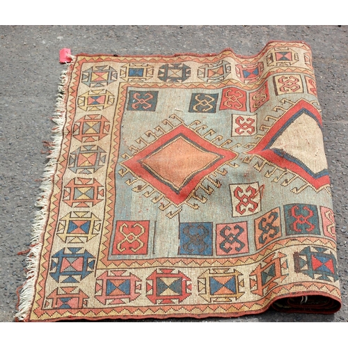 29 - A vintage medallion rug