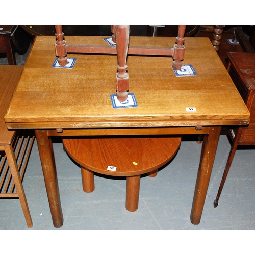 51 - Vintage oak dining table