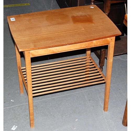 53 - Retro side table with magazine rack