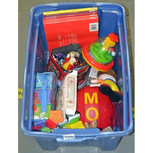 1449 - Box of toys and games - Postage/ Packing not available