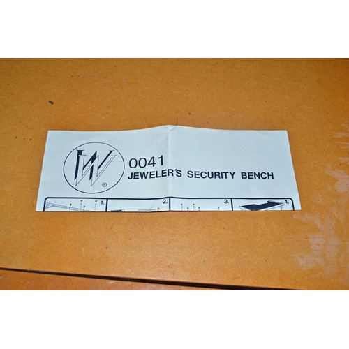 9 - Silversmiths/watchmakers/jewellers work bench - Postage/packing not available.
