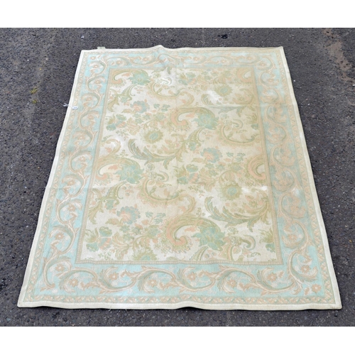 104 - A large light coloured Laura Ashley rug