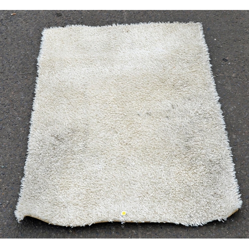 110 - Fluffy sheepskin style rug by Brink & Campman - Postage/packing not available.