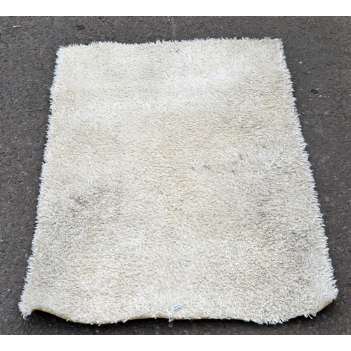 110 - Fluffy sheepskin style rug by Brink & Campman - Postage/packing not available.