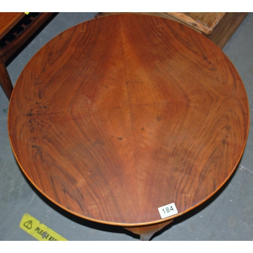 184 - Round table - Postage/packing not available.