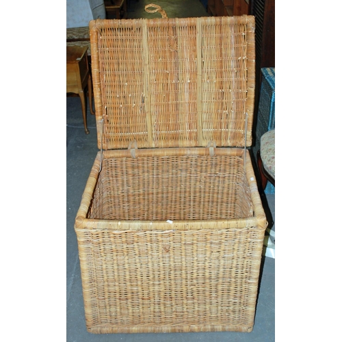 192 - Large wicker basket - Postage/packing not available.